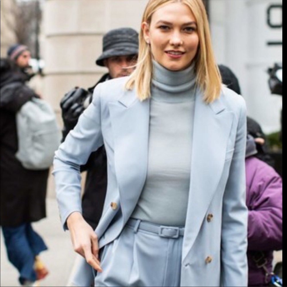 J. Crew Light Blue Turtleneck Sweater